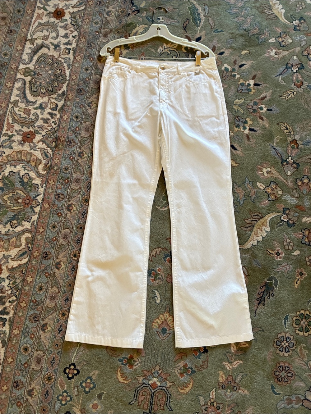 Escada Sport Cream Straight-Leg Jeans